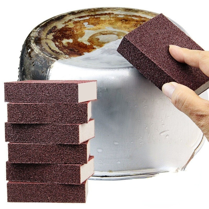 Magic Sponge Eraser descaling emery cleaning brush silicon carbide descaling cleaning brush stove top pot kitchen tools